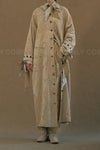 MUTEDANCE stand collar dyed textured jacket MD23FW57 bare color PM102